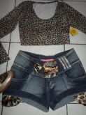 Short jeans de onçinha